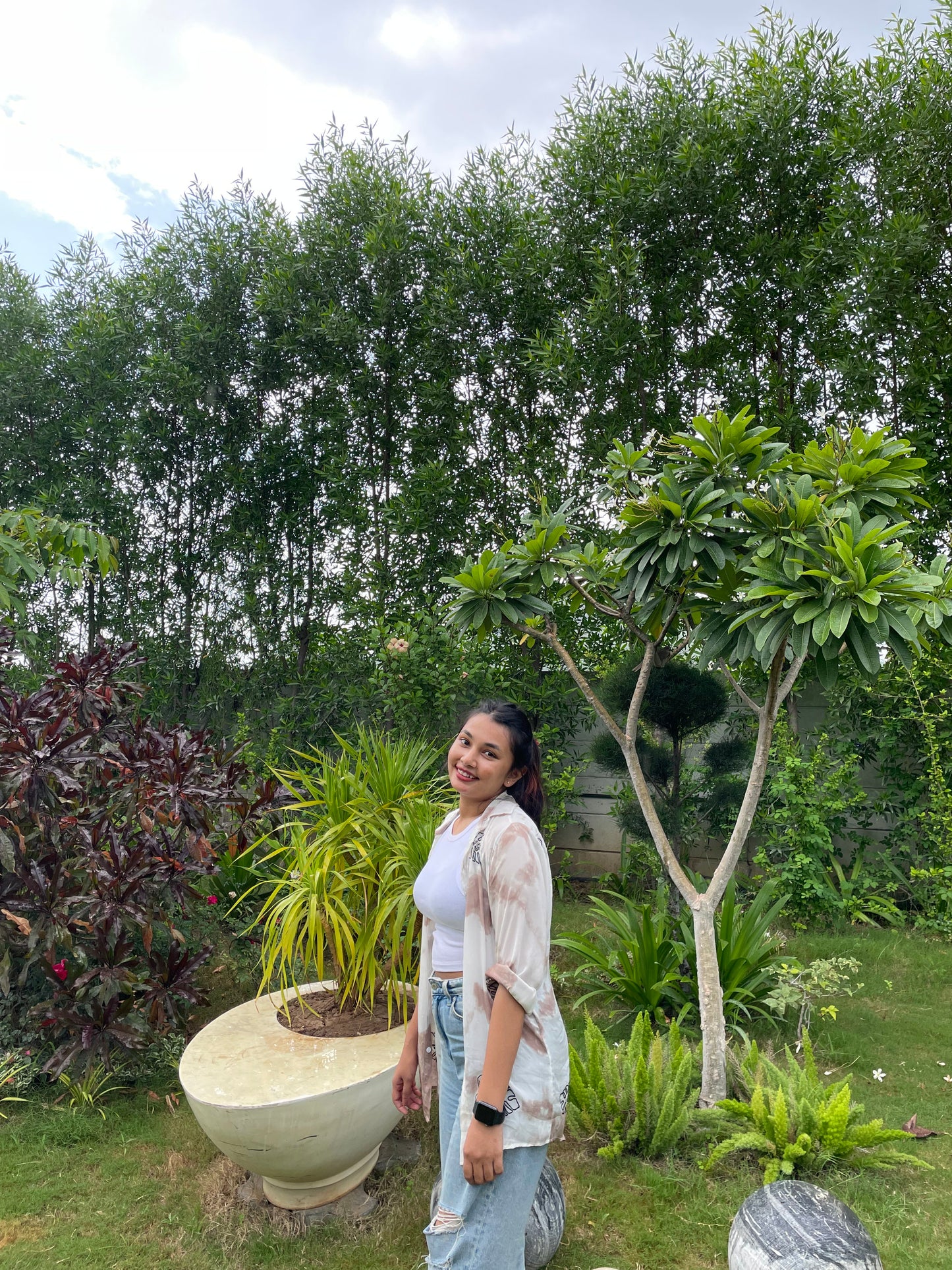 Leaf Embroidery Shirt